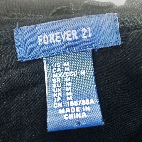 Two Pieces - Black Cropped Cami Sz M/S & Truce Daisy Dukes Jean Shorts Sz 3 - Picture 7 of 16